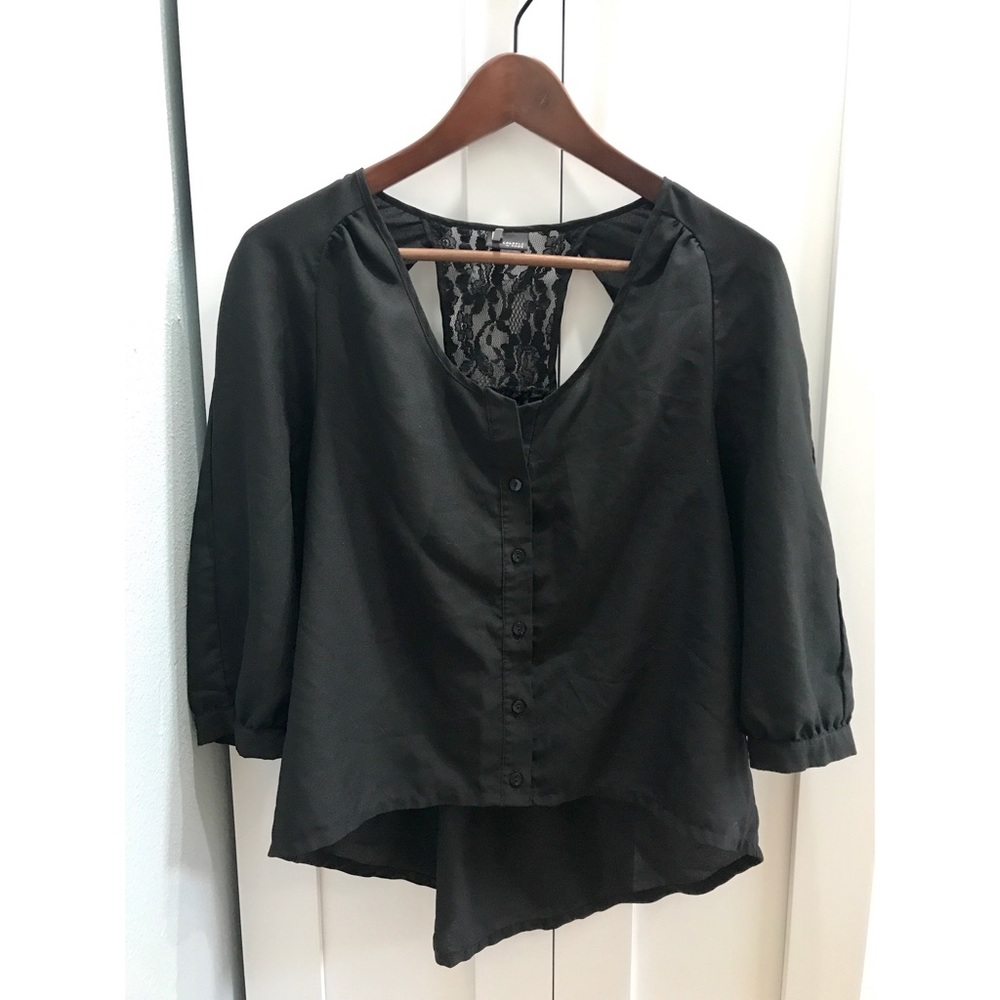Urban Outfitters High Low Cutout Shirt